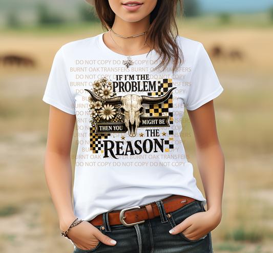 If I'm the problem, you might be the reason