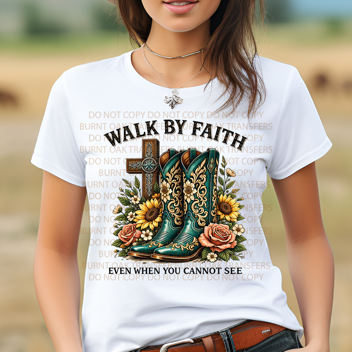 Western Boot Walked by faith